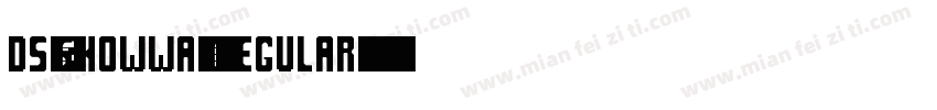 DS-showwa70 Regular字体转换